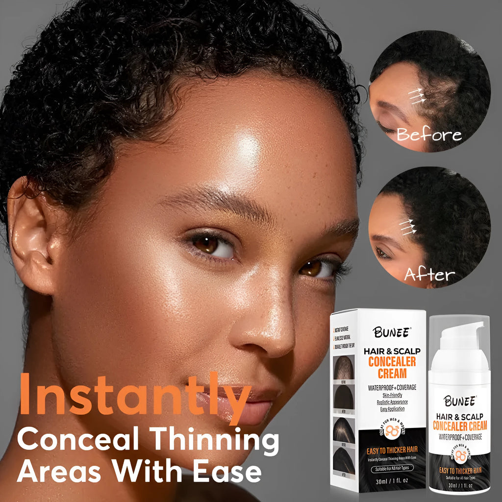 30 ml tube of scalp concealer pomade for covering thinning hair and nourishing the scalp