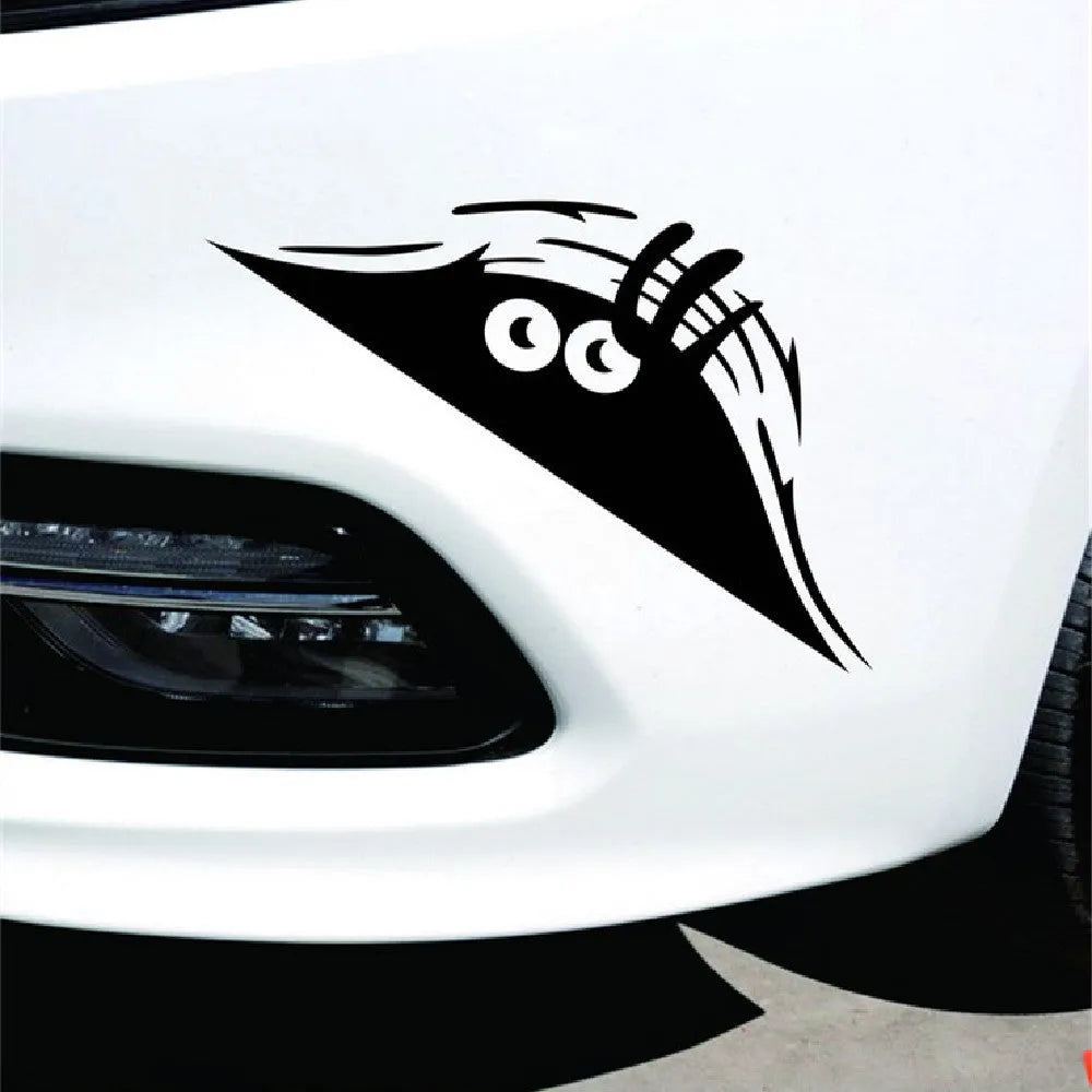 Four self-adhesive body sticker designs: colourful smiley, black angry face, black smiley, and white smiley.