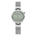 Fashion Simple Hexagonal Movement Women's Watch stainless steel case 30mm casual style