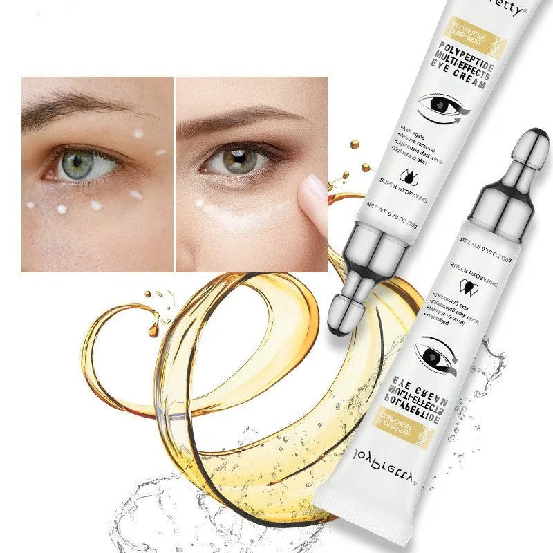 20g tube of peptide anti-dark circle eye cream for puffiness reduction.