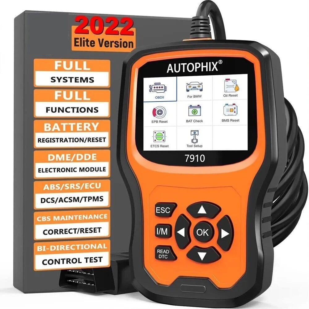 Autophix 7910 BMW full system diagnostic tool and OBD2 scanner unit