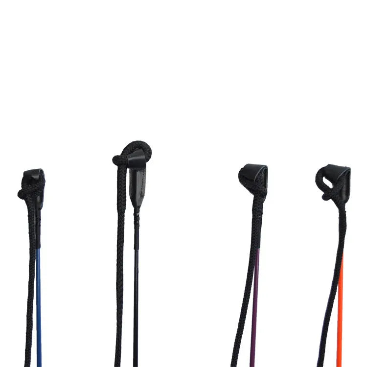 Advanced training whip made from nylon fibre and fibreglass for equestrian riding and horse training