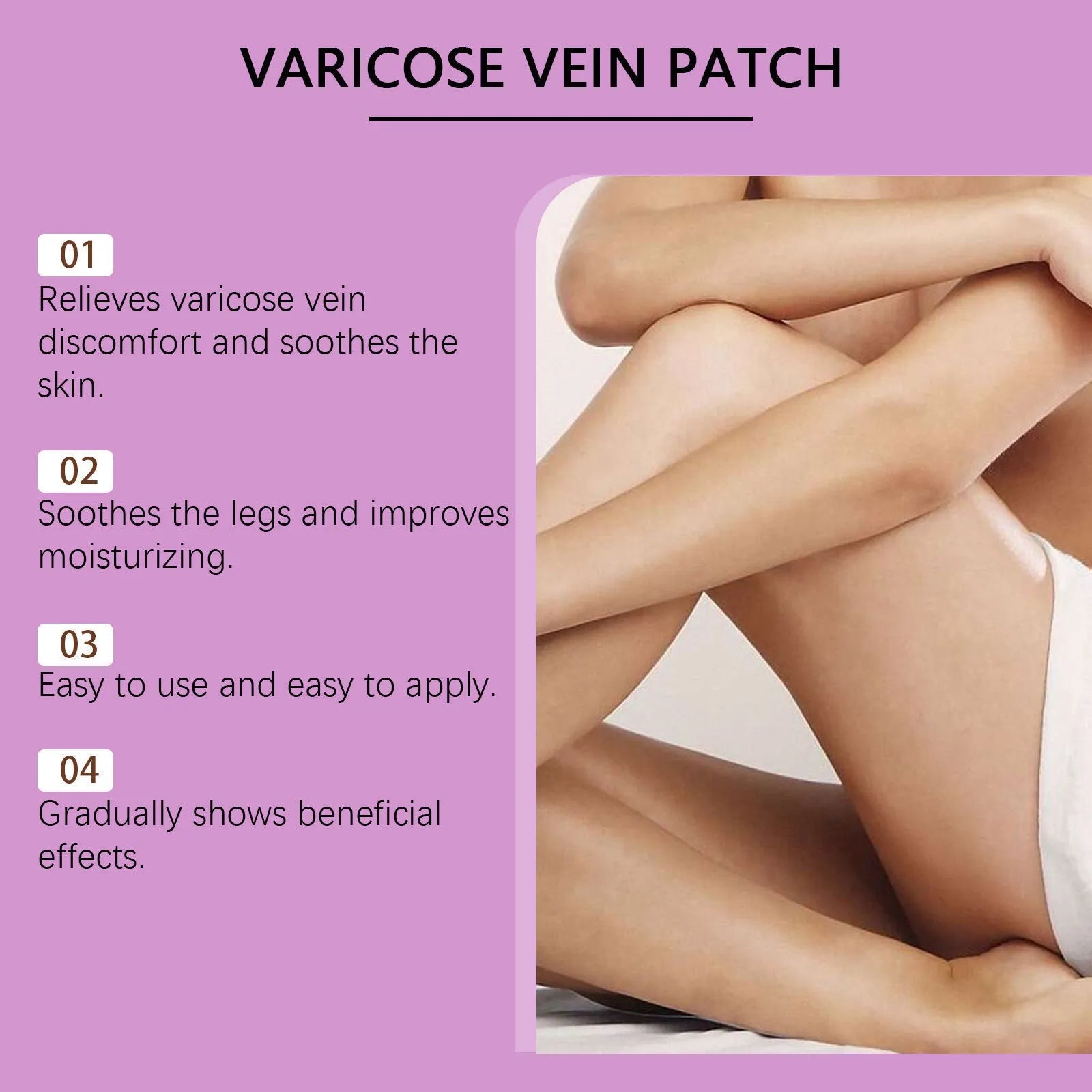 Four microneedle patches for facial skincare with moxa leaf and ginger root ingredients