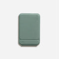 Magnetic mobile phone holder case in black, blue, green, and grey colours showing slim profile and integrated magnet.