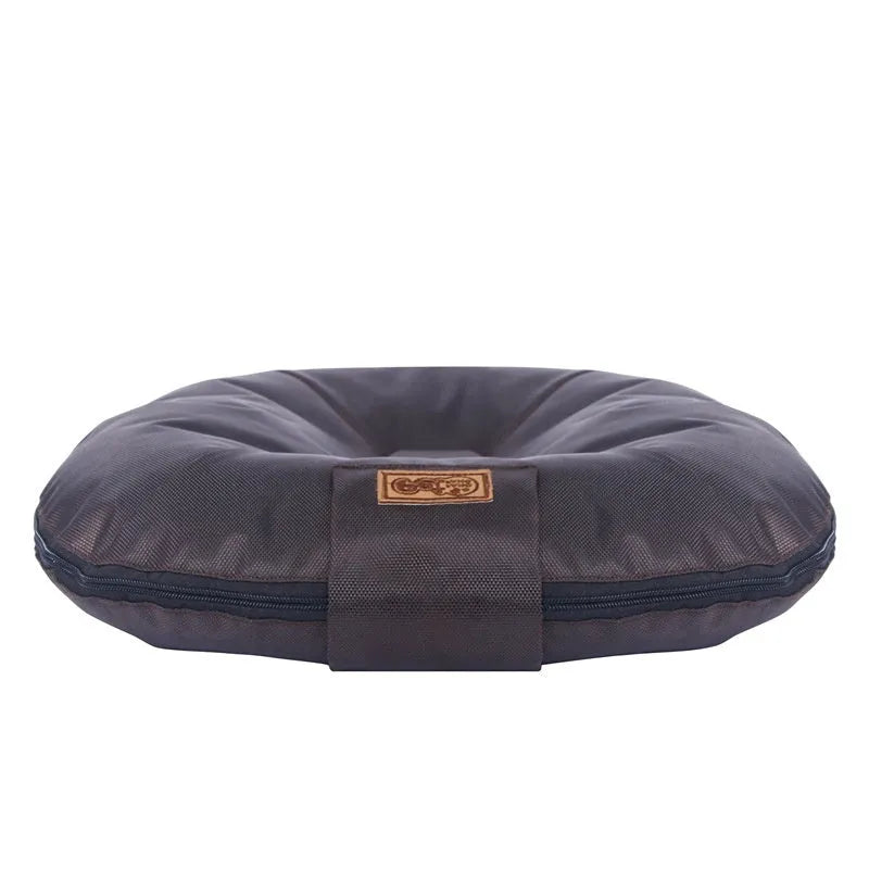 S size washable dog mattress with Oxford cloth cover in grey, showing dimensions of 55cm long by 45cm wide.