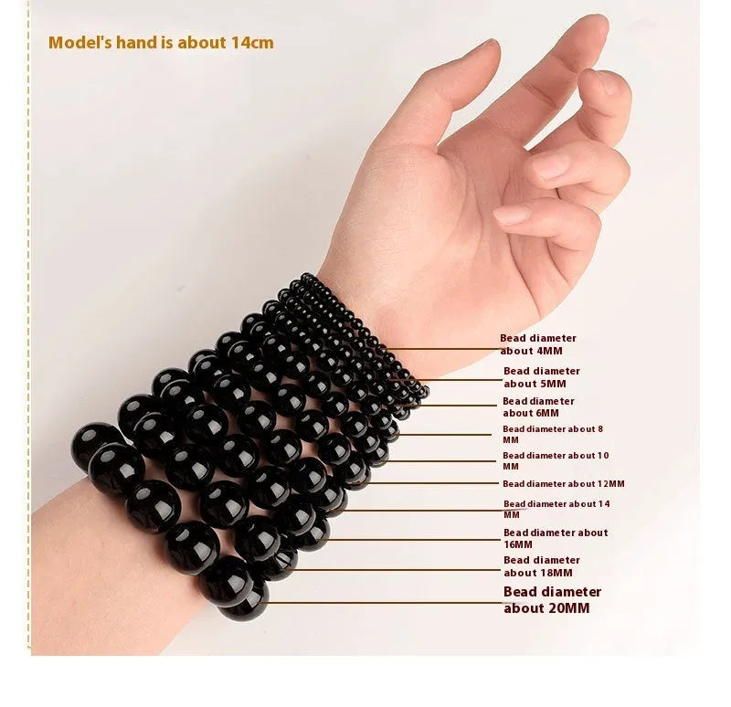 Straight cut smokey violet Hetian jade bracelet with approximately 24 beads, each measuring 8mm by 9mm.
