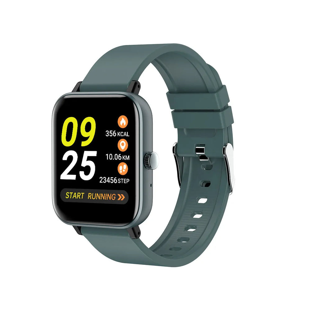 Y30 smartwatch with 1.54 inch TFT screen, Bluetooth call, and health sensors, black colour