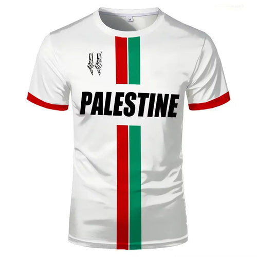 Man's black 3D printed football t-shirt with raised graphic, showing half-length sleeves and a regular fit.