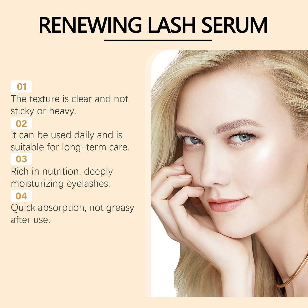 3ml bottle of nourish liquid for eyelashes with peptide and vitamin formula