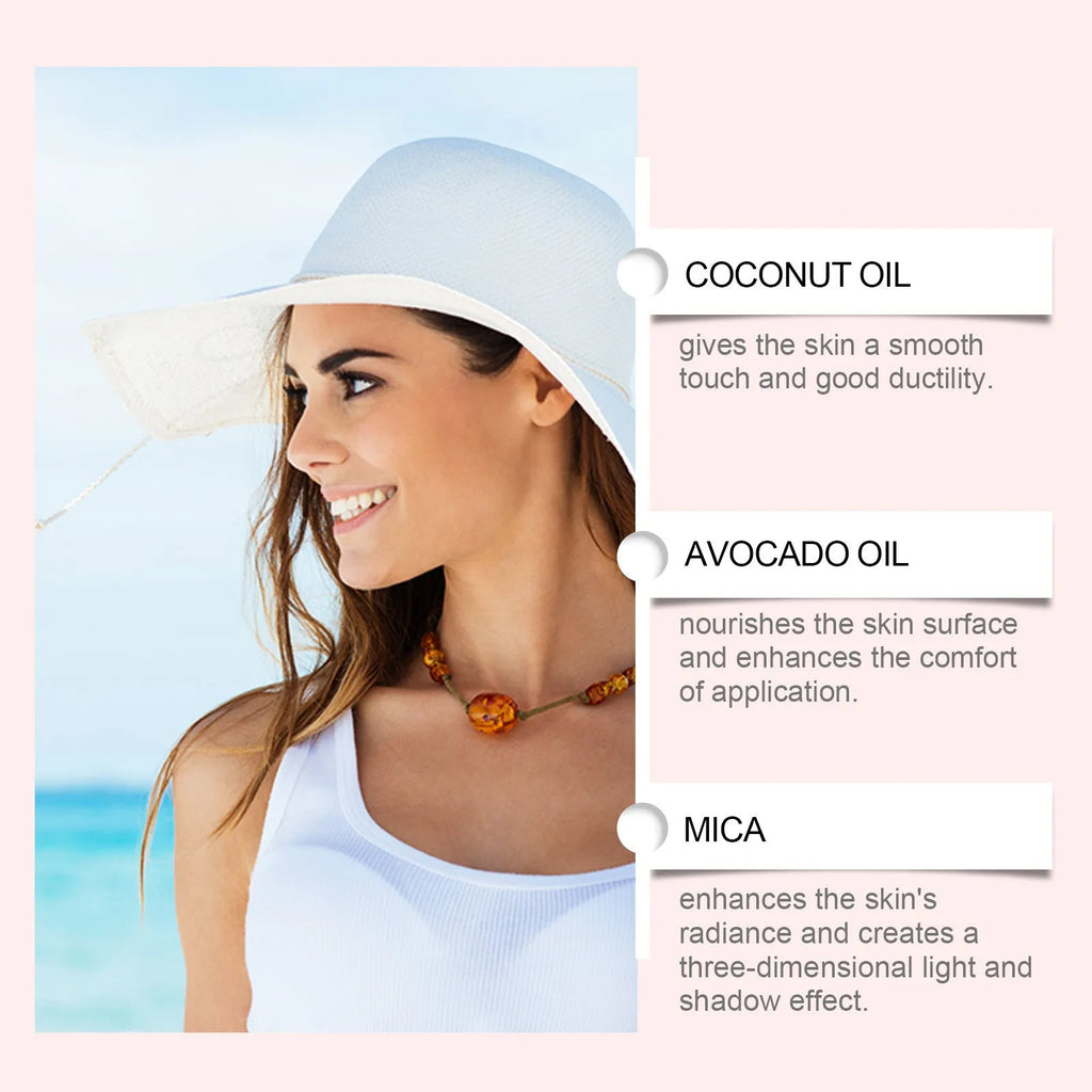 100 ml bottle of SPF 15 sun protection body oil with coconut and avocado oils