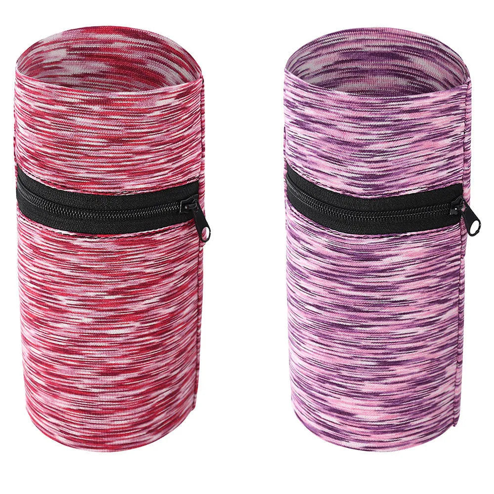 Large capacity running arm phone bag in multiple colours including black, blue, orange, and striped patterns