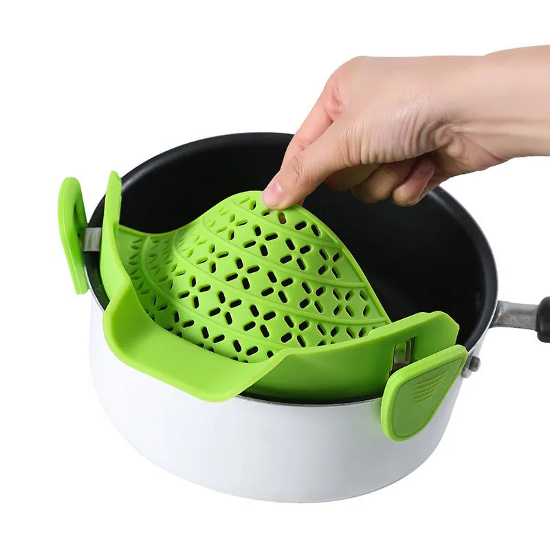 Silicone pot side drain stopper in modern minimalist style with sunshade leak-proof design
