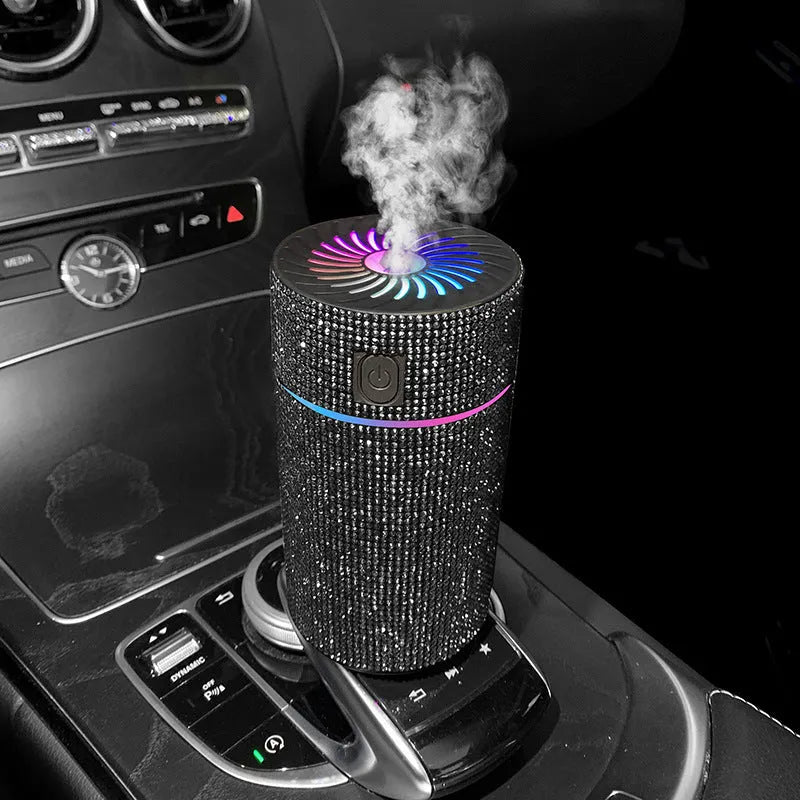 Car USB air humidifier in multiple colours with compact 14cm design