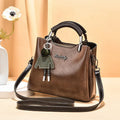 Simple Retro small handbag for women, PU crossbody bag, horizontal square shape, available in six colours