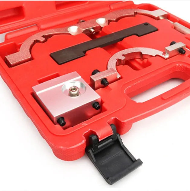 Opel 1.4 Oncla LUJ timing tool set with seven chrome-vanadium steel pieces.