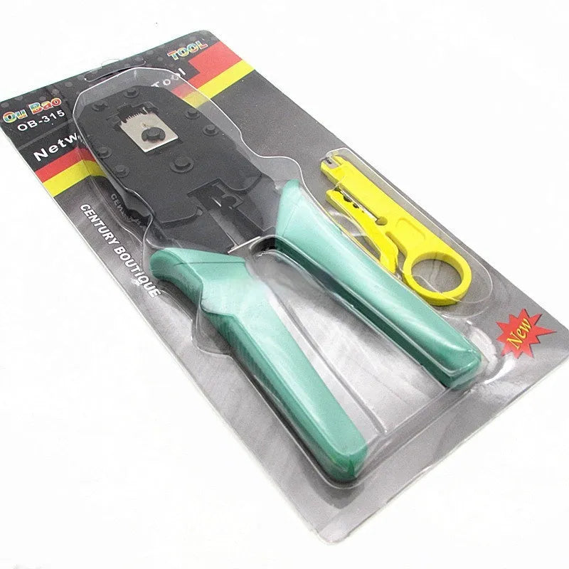 SZ-315 three-purpose network cable pliers with rubber handles for RJ45 crimping