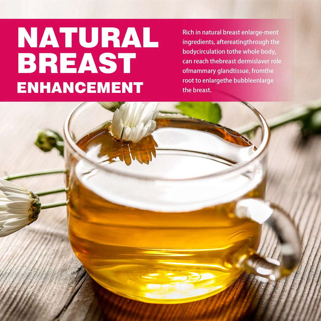 Box of 30 herbal breast enhancement tea bags with custom label option from BIYODE