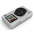 HD dual-screen selfie WIFI portable digital camera in black, 100x25x61mm