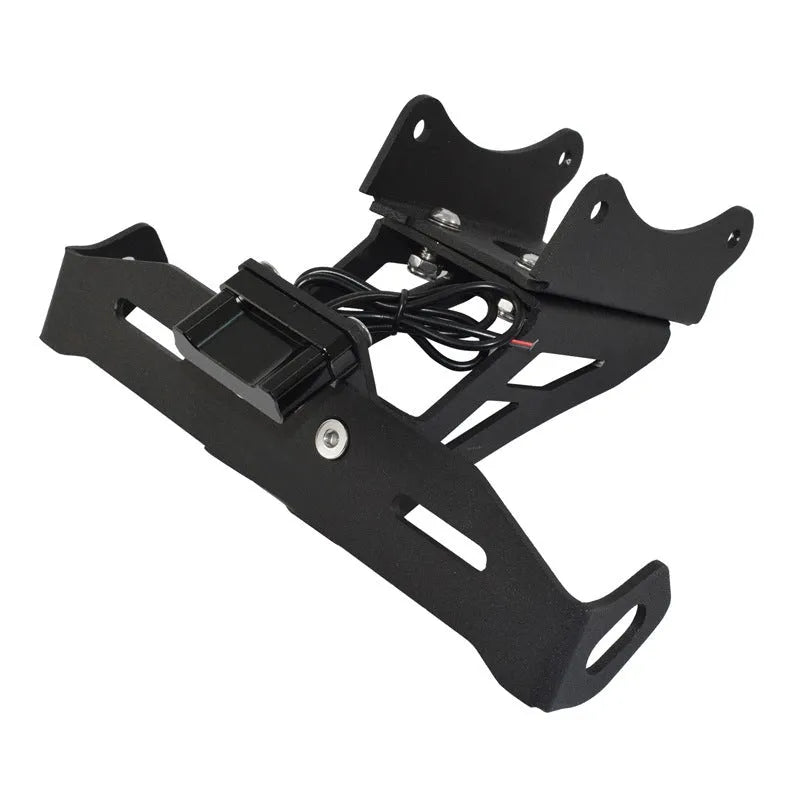 Black aluminium alloy Honda motorcycle short tail license plate bracket
