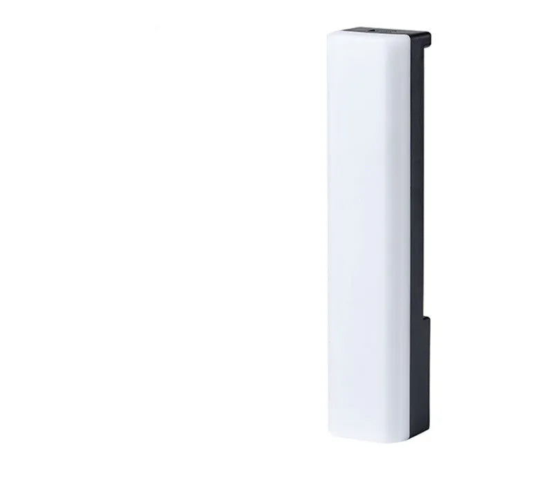 3D RGB voice-activated table lamp with colourful lights on a desk, showing white shell option.