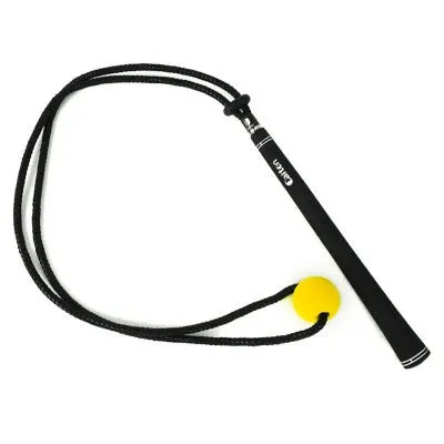 Black silicone elastic golf swing practice rope trainer for action correction