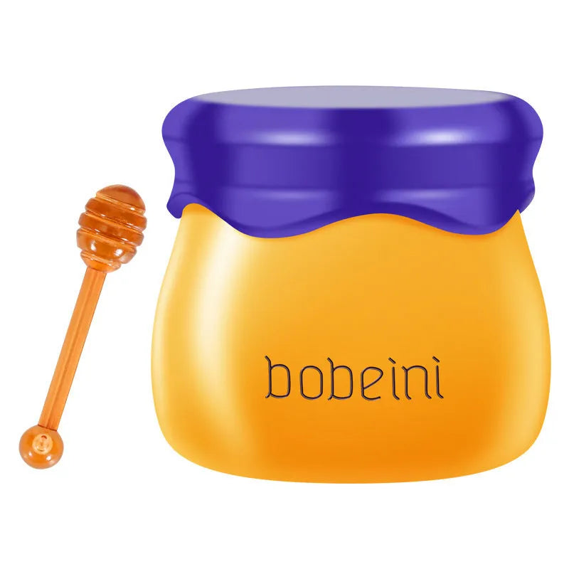 9g pot of honey pot care lip balm with small brush, pomegranate or blueberry flavour