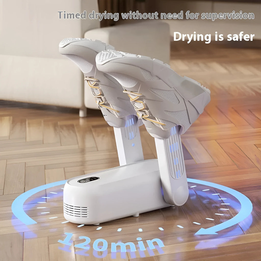 D4 black automatic shoes dryer machine with timing function and 220V operation