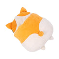Orange semi-closed cat sleeping bag bed showing soft nest construction and raised edges.