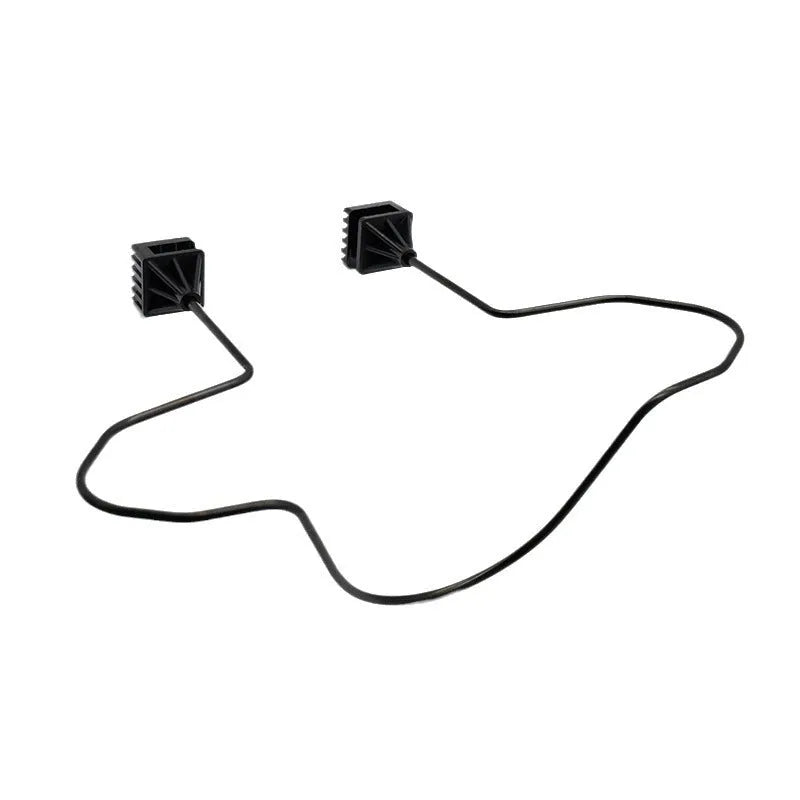 Black metal hat bracket for car visor or headrest cap display and storage