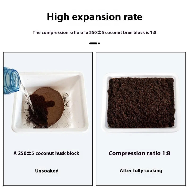 Loose granular nutrient soil blocks for vegetable planting and seedling cultivation