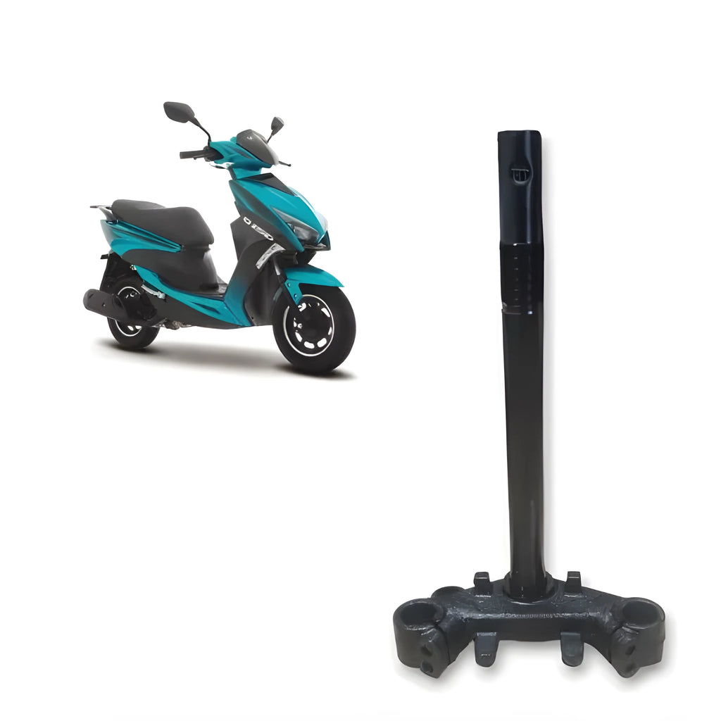 Black alloy motorcycle steering column for Italika D150 X150d, 20x8x5cm
