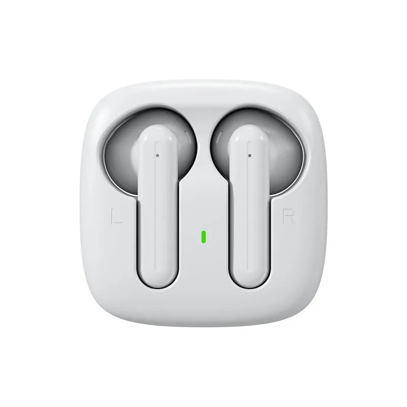 H19 private model mini wireless Bluetooth earbuds in black with noise reduction and charging case