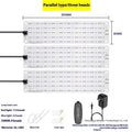 Plant growth full spectrum fluorescent fixture with 150 LED beads in PC shell for greenhouse seedling use
