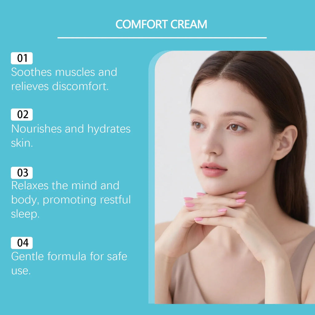50g moisturising cream in white container with Shanjinchehua, Pyridoxine, and Menthol