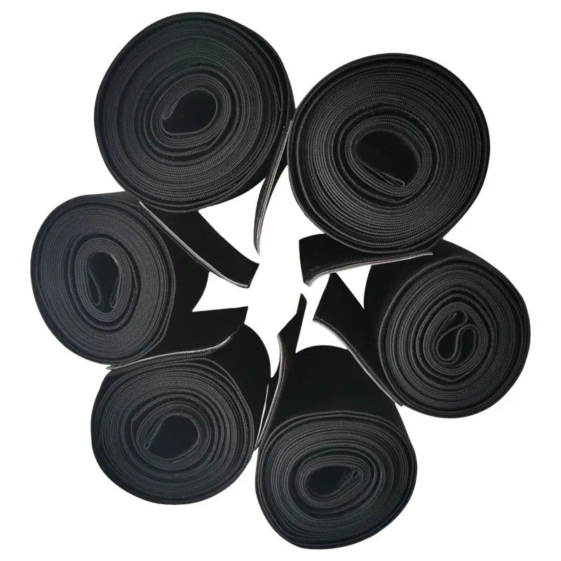 Latex silk waist trainer belt showing 10cm width and length options for women's exercise restraint