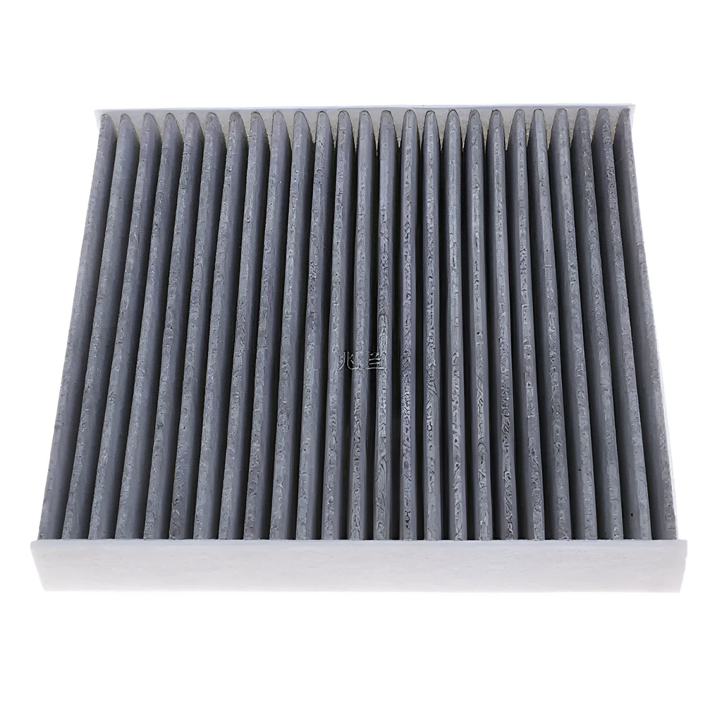 Grey Geely air conditioning filter element measuring 215mm by 210mm by 30mm