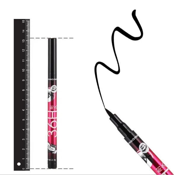 Gel eyeliner pencil in four colours: black, blue, brown, purple – waterproof and smudgeproof