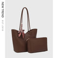 PU leather vertical square shoulder handbag 33x11x25cm in biscuit colour with sewing line detail and single strap