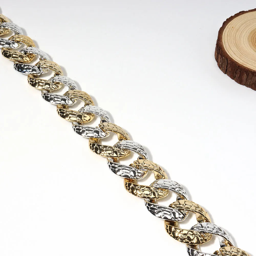 Acrylic body chain with electroplated colour mixture, adjustable 70-100cm for women summer use