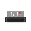 Black car head up display HUD unit with OBD cable and 2-inch screen