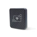 USB to wireless CarPlay and Android Auto conversion smart box in gold and white colours