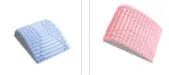 Blue EVA foam back stretcher pillow for lumbar support and acupressure massage.