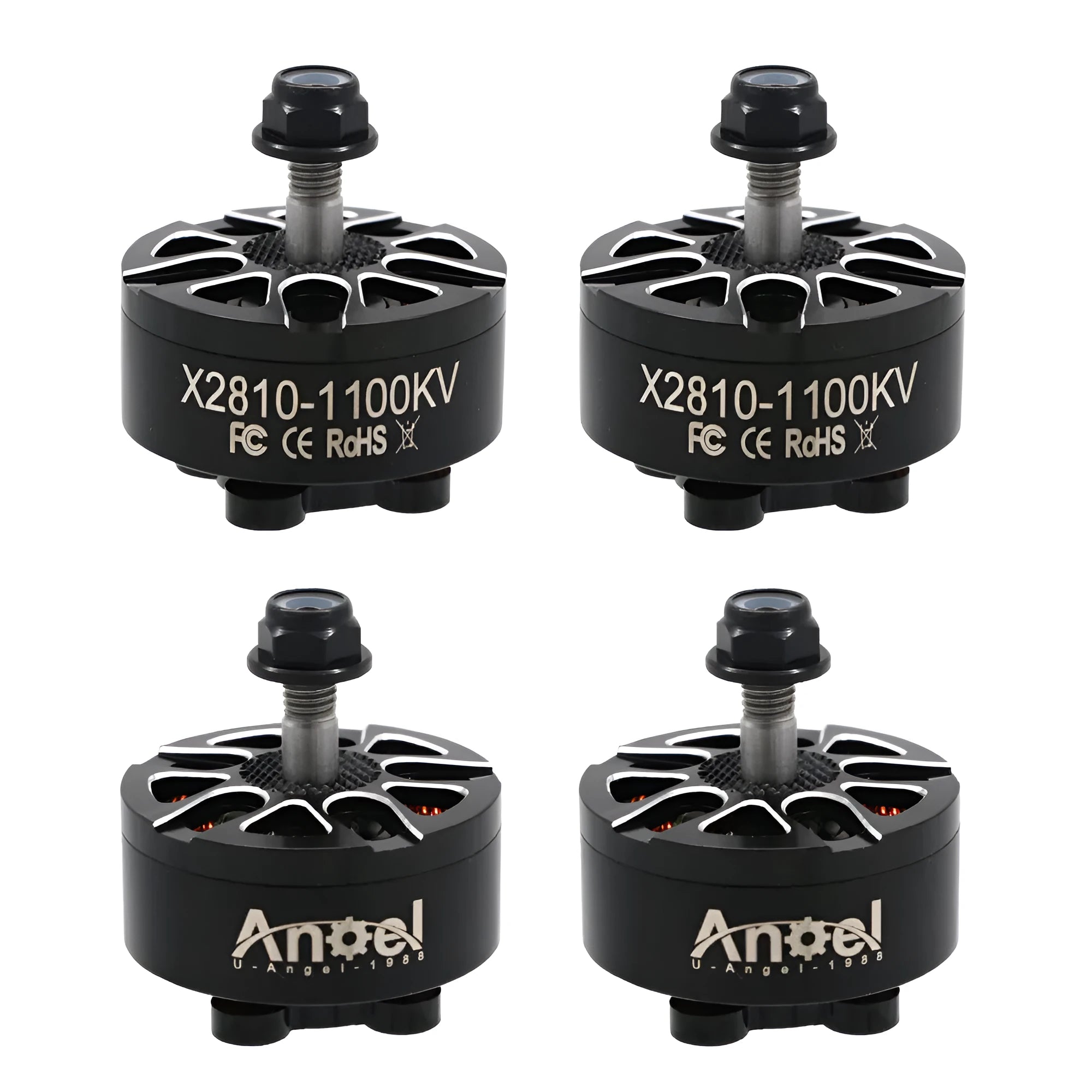 Multi-axis flight model brushless motor with metal construction for drone and RC aircraft projects