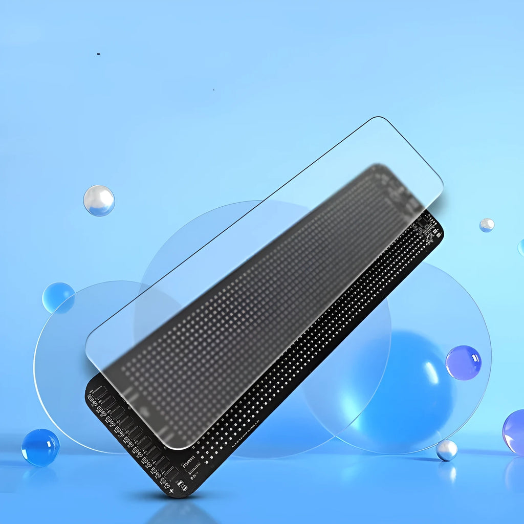 LED message board display with remote control featuring full-colour screen and multiple control options