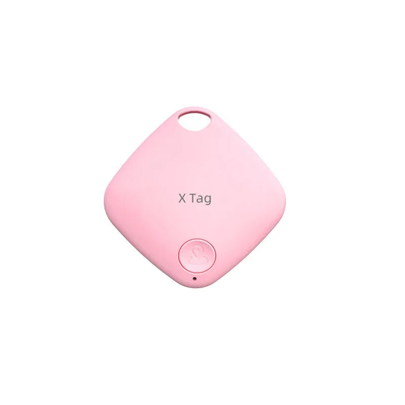 Circular black Bluetooth key finder tracker with key ring, showing 37mm diameter size.