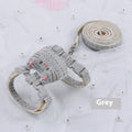 T-shaped cloth cat drawstring pulling rope toy in various colours for cats up to 8kg