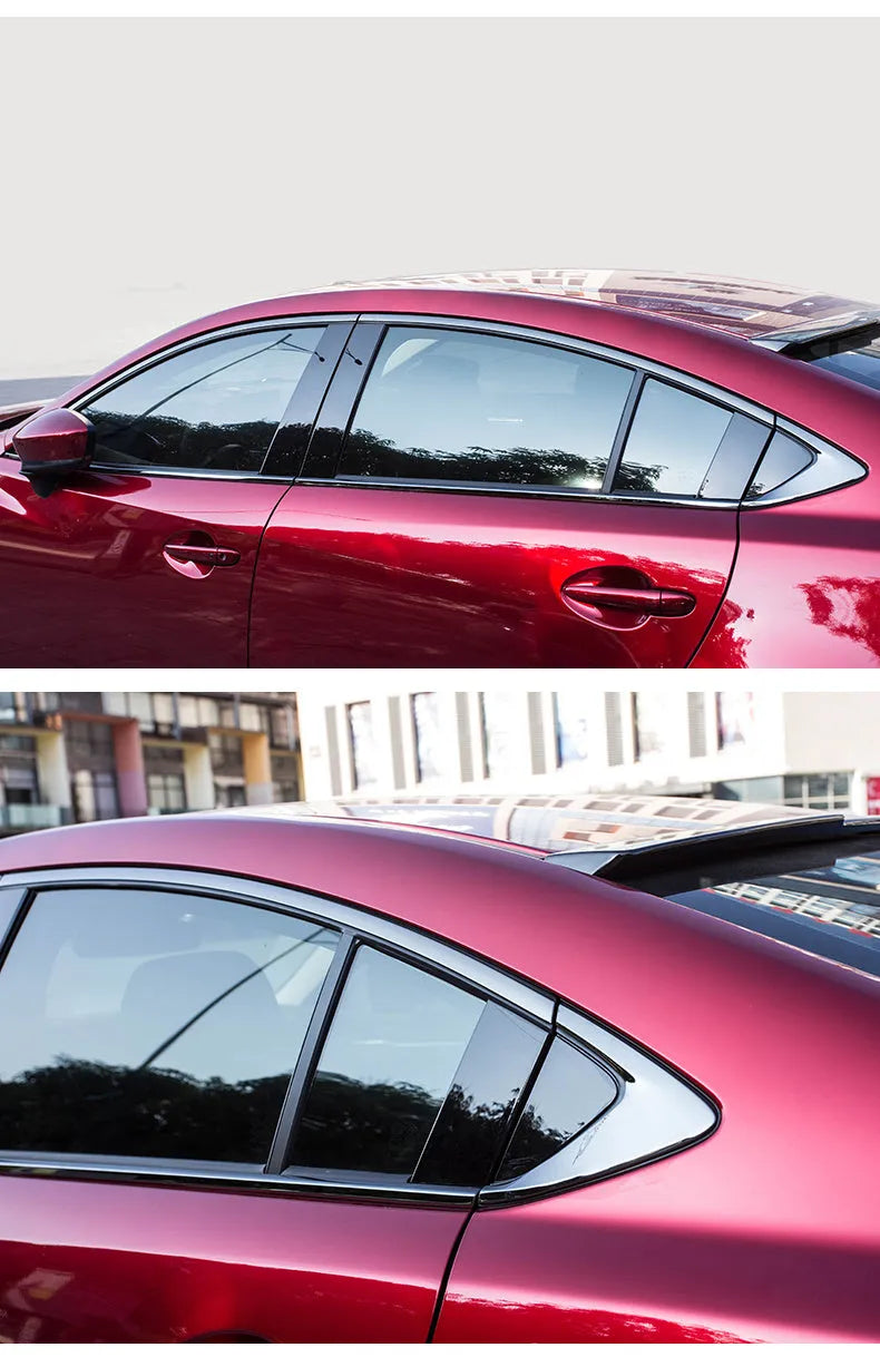 Artz black titanium stainless steel window trim strip, a one-piece moulding for window frames.