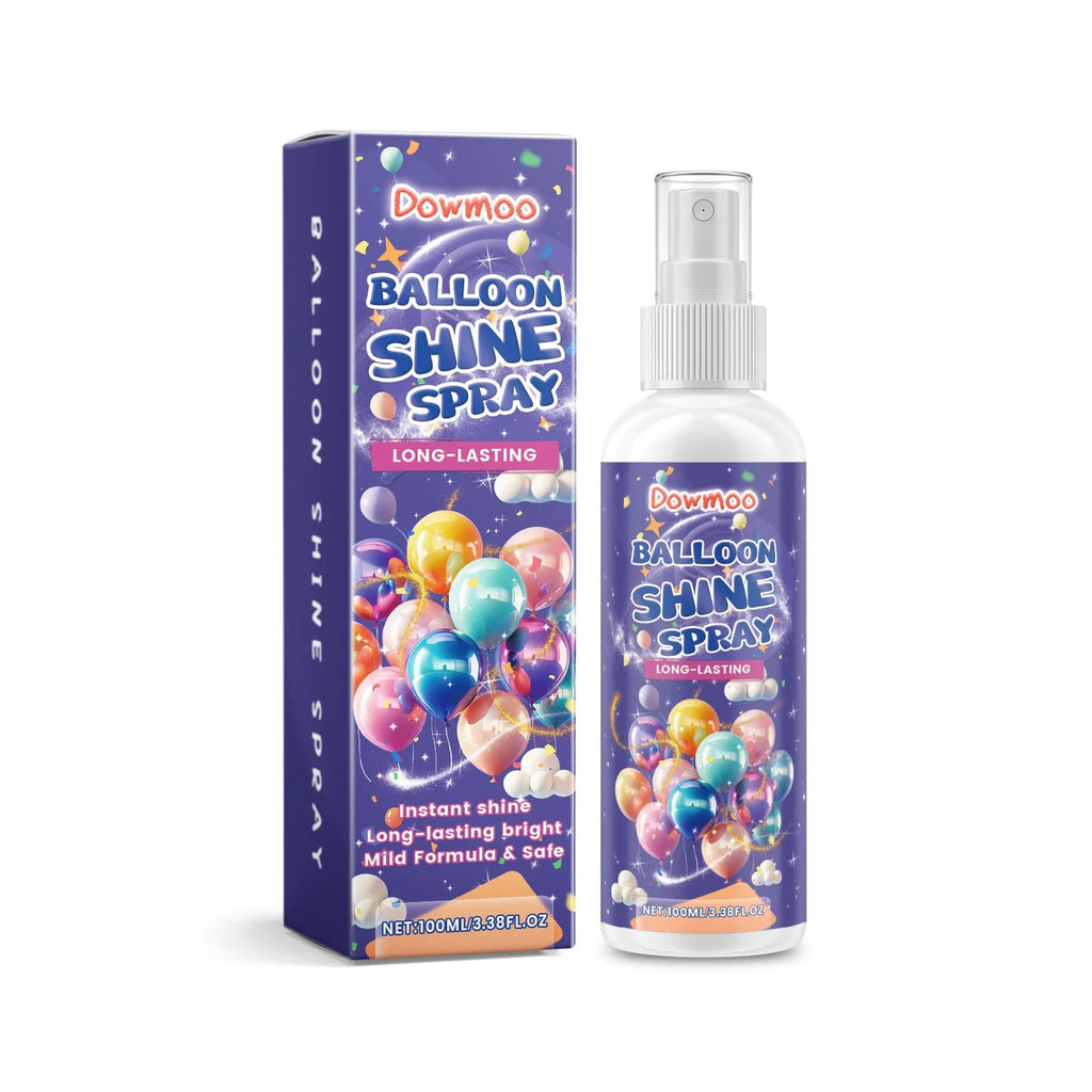 100ml Balloon Shiny Spray bottle for creating lasting lustre on party balloon surfaces