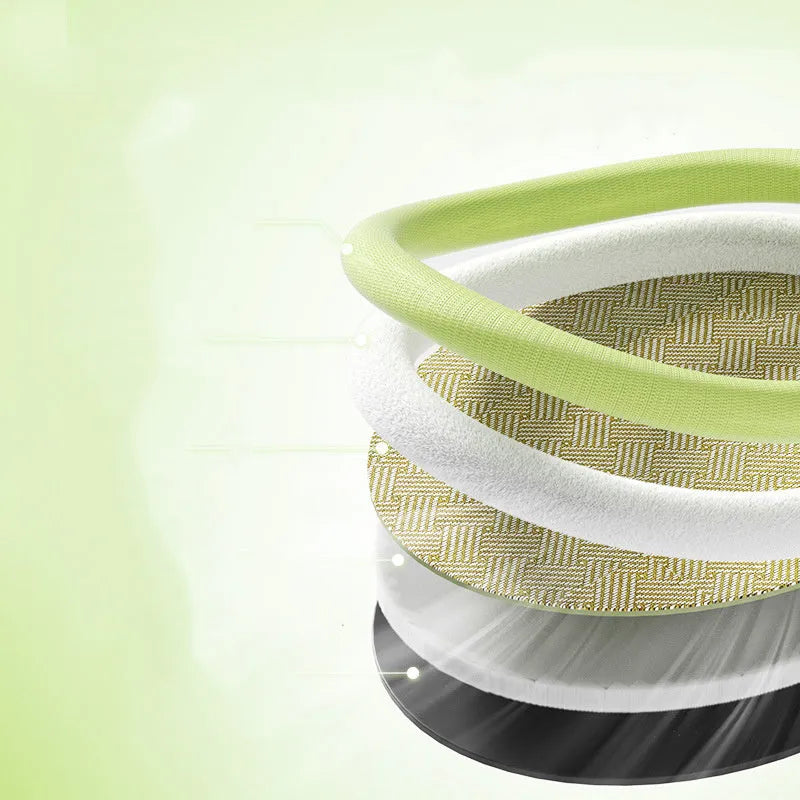 Fruit backrest pet nest for cats and dogs in green colour showing structured design