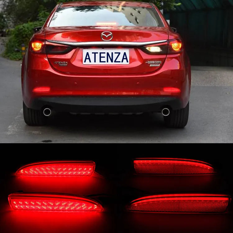 Set of two LED rear bumper lights for Mazda with high brightness 5630 lamp beads